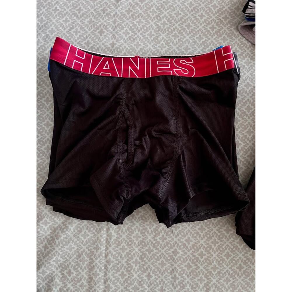 New 6pk Boys Hanes Performance Boxer Briefs Size Small